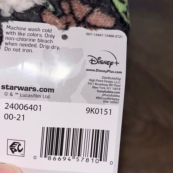 Star Wars little boy slippers NWT - Picture 4 of 4